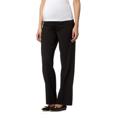 Red Herring Maternity Black button belt maternity trousers